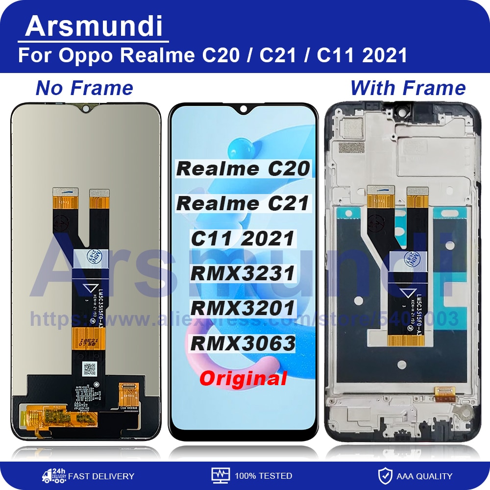 Realme C20 C21 RMX3201 RMX3063 6.5  LCD ÷ ..